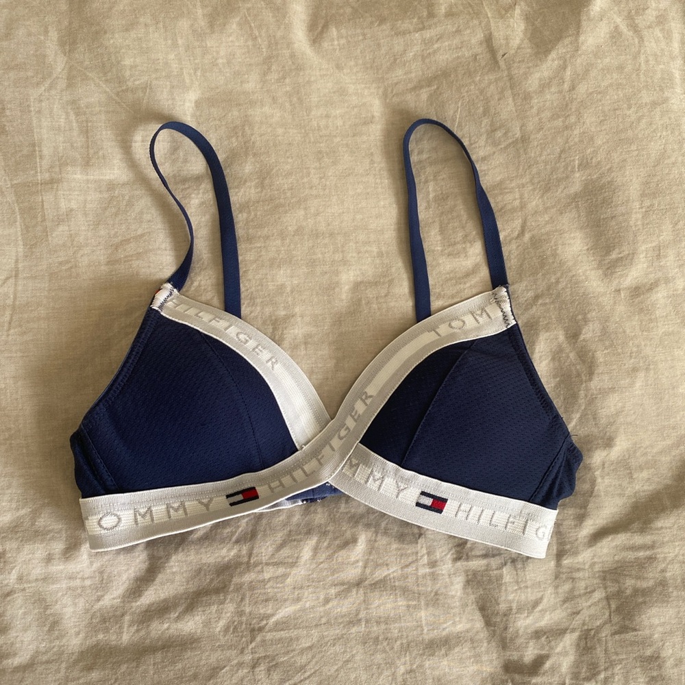 Tommy Hilfiger Logo Band Triangle Bra